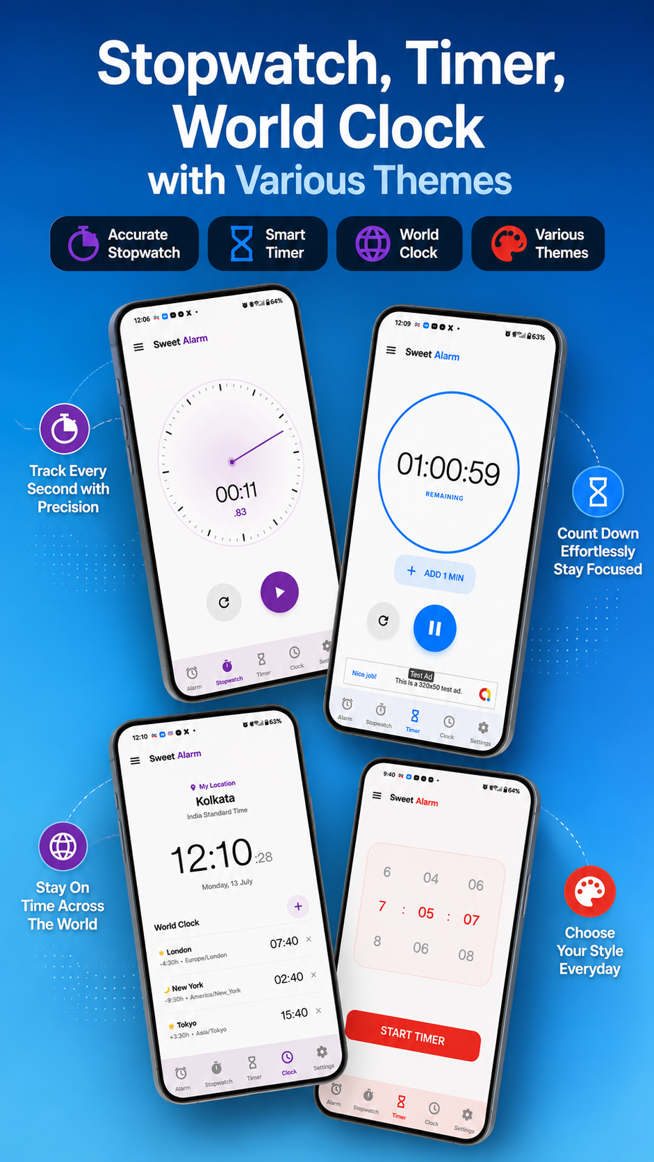 Sweet Alarm feature screen 3